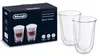 cumpără Pahar DeLonghi DLSC312 SET 2 Glasses LatteMacchiato 330ml în Chișinău 