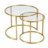 купить Журнальный столик Trendy Set masuta de cafea, Tokyo, Aur, 60x43x60cm в Кишинёве 