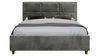 купить Кровать Relaxe Home 025410 Toscana (160x200), London 16, Dark Grey в Кишинёве 