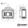 Каминная топка KAWMET W4 14,5 kW с правым боковым стеклом