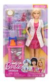 купить Кукла Barbie JCR70 Barbie Om de știință, cu accesorii в Кишинёве 