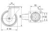 cumpără Roabă Lider-Tech 70810160 Roata pivotanta 708 în Chișinău 