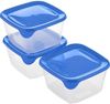 cumpără Container alimentare Curver 182220 Set Fresh&Go 3buc 1,2l albastru în Chișinău 