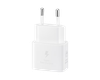 Original Sam. EP-T2510, Fast Travel Charger 25W PD (with cable), White 
