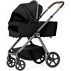 купить Детская коляска DadaPrams Carucior 2in1 Flux Black + Adaptoare в Кишинёве 