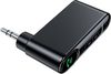 купить MP3 FM модулятор Baseus WXQY010001 Wireless Audio Receiver Car 3.5mm BSBA-02, Black в Кишинёве 