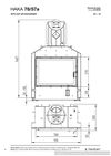Каминная топка HOXTER HAKA 78/57а