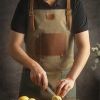 купить Аксессуар для кухни Takumi Sort din piele Kitchen Apron Green в Кишинёве 