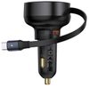 купить Зарядное устройство для автомобиля Baseus C00057800111-00 Enjoyment Pro Type-C with Cable 60W Cluster, Black в Кишинёве 