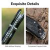 купить Нож походный Sencut S25038-2 Vornix, mâner Canvas Micarta negru, Liner Lock в Кишинёве 