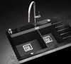 купить Смеситель кухонный Helika-AquaSanita 7723-601 GRATA Black metallic в Кишинёве 