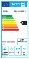 cumpără Mașină de spălat vase încorporabilă Candy CDIN 3D632PB-07 în Chișinău 