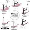 cumpără Trotinetă Micro MMD386 Trotineta 6in1 Mini Rock&Go Deluxe LED Dusty Rose în Chișinău 