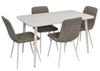 купить Комплект стол и стулья Evelin di Costacurta стол DT-405-4Wh + 4 стула YTC-080Wh Grey в Кишинёве 
