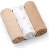 купить Аксессуар для пеленания BabyOno 0828/02 Paturi de infasat din muselina cu suprafata ondulata 3 buc. в Кишинёве 