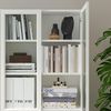 купить Шкаф Ikea Billy panou/usa sticla 80x30x202 (Alb) в Кишинёве 