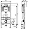 купить Бачок для унитаза Tece Base 3in1 + clapeta Black 9.400.414 в Кишинёве 