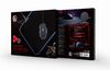 Gaming Mouse Pad  GMB  MP-GAMELED-M,  350 × 250 × 4mm, Natural rubber foam + Fabric, RGB, Black 