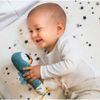 Бамбуковая простынь на резинке Babyono Stardust (120х60х11 см) 