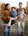 купить Кенгуру Momcozy HC014-GR00NB-B Marsupiu cu sezut pe sold Air Mesh-Grey в Кишинёве 