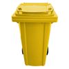 купить Урна для мусора Uniplast 37191 Cos pentru transportarea deseurilor 120L pe roti (galben) HE в Кишинёве 
