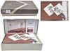 купить Домашний текстиль Promstore 57065.1 Lenjerie de pat 2pers NewHome Pike Brown cu broderie в Кишинёве 