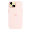 iPhone 15 Silicone Case with MagSafe - Light Pink 