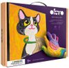 cumpără Set de creație Okto 20036 Pictură pe numere 3D cu plastilină ușoară 29x29сm, Pisica în Chișinău 