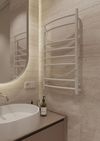 cumpără Uscător de prosoape Elna-Service Ladder-8, 810x480x100mm, inox, alb în Chișinău 