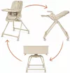 купить Стульчик для кормления Lionelo Maddie Beige 3in1 (set scaun de masa + co-sleeper) в Кишинёве 