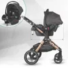 cumpără Сărucior pentru copii Coccolle Melora Diamond Black, 3in1 cu landou transformabil în Chișinău 