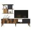 cumpără Set mobilă living Trendy Madrid, Antracit 180x48x33cm în Chișinău 