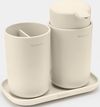 cumpără Set pentru baie Brabantia 22 34 02 Accessory Set Brabantia, 3 Pieces, Soft Beige în Chișinău 