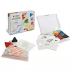cumpără Set de creație Primo Crafts 0721TRI8ST Creioane de ceara triunghiulare 8 culori + șabloane în Chișinău 