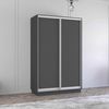 cumpără Dulap Mobildor-Lux Fox uși glisante din PAL (130x60x210H cm) Anthracite în Chișinău 