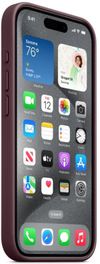 купить Чехол для смартфона Apple iPhone 15 Pro FineWoven MagSafe Mulberry MT4L3 в Кишинёве 