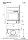 Каминная топка HOXTER HAKA 78/57Тh