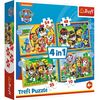 cumpără Puzzle Trefl 34395 Puzzles - 4in1 - Holiday Paw Patrol / Viacom PAW Patrol în Chișinău 
