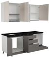 купить Мебель для кухни ArtFlame GOLA Cream/Stone Grey (2 m.l.) в Кишинёве 
