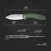 купить Нож походный Sencut S21003-3 San Angelo, mâner Micarta, Liner Lock в Кишинёве 