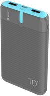 купить Аккумулятор внешний USB (Powerbank) Tracer EnerGo 10000mAh Silver в Кишинёве 