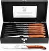 купить Набор ножей Laguiole Luxury Line 6 Steak Knives Rose Wood in cutie lemn в Кишинёве 