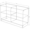 купить Комод Smartex (16392) Т7 140cm Grafit в Кишинёве 