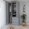 купить Шкаф Smartex (15864) N15 100cm Grafit в Кишинёве 