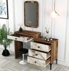 купить Туалетный столик Trendy Lizbon 545-Nuc, Alb 124x84x40cm в Кишинёве 