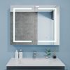 купить Зеркало для ванной Bayro Optima LED touch 1000x700 белый в Кишинёве 