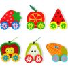 cumpără Jucărie miscellaneous (7027) „Mașină cu fructe" din lemn 232-152 în Chișinău 
