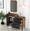 купить Туалетный столик Trendy Lizbon 548-Nuc, Negru 124x84x40cm в Кишинёве 
