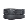 Wireless Keyboard Logitech ERGO K860, Curved keyframe, Split layout, Wrist rest, Tilt legs, 2.4/BT 