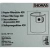 купить Пылесборник Thomas 450 for 1043 LG, 1250 S, 1445 S, 14 (787114) в Кишинёве 